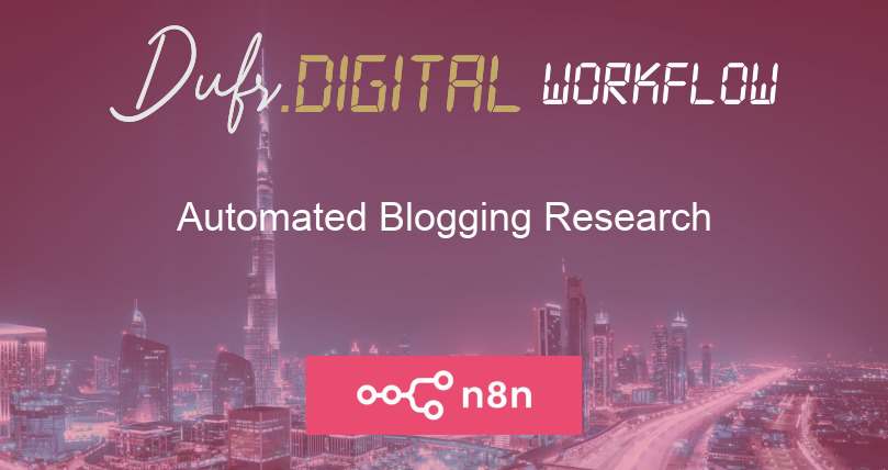 Automated Blogging Research