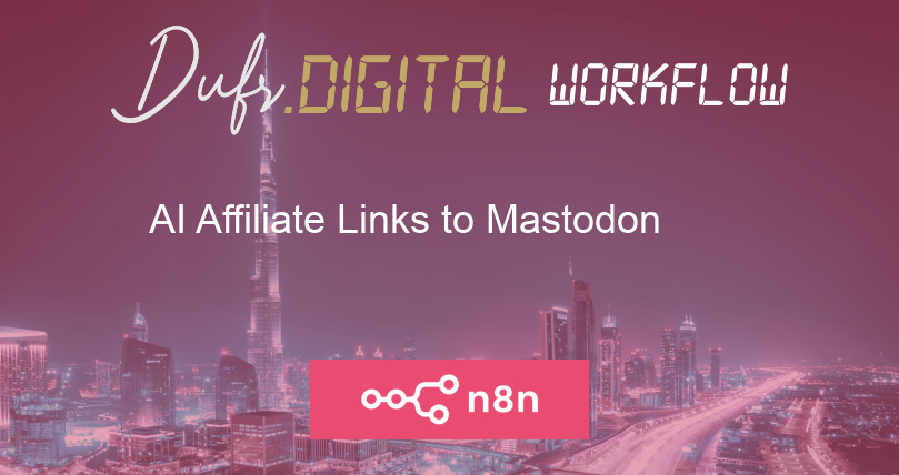 AI Affiliate Links to Mastodon