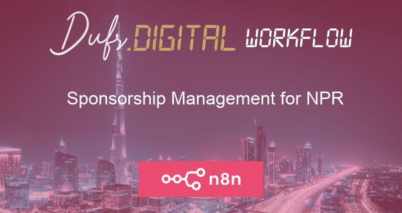 Sponsorship Management for NPR