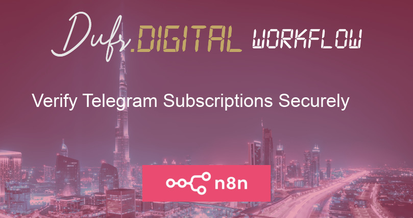 Verify Telegram Subscriptions Securely