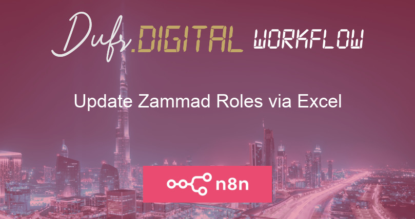 Update Zammad Roles via Excel