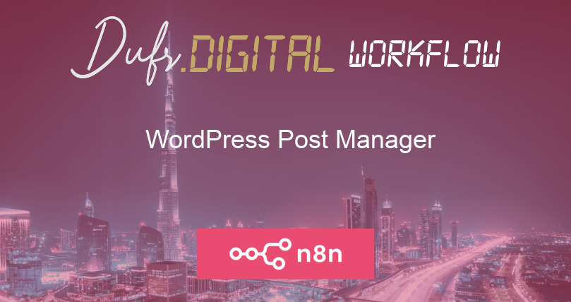 WordPress Post Manager