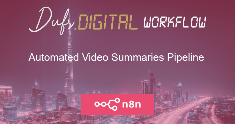 Automated Video Summaries Pipeline